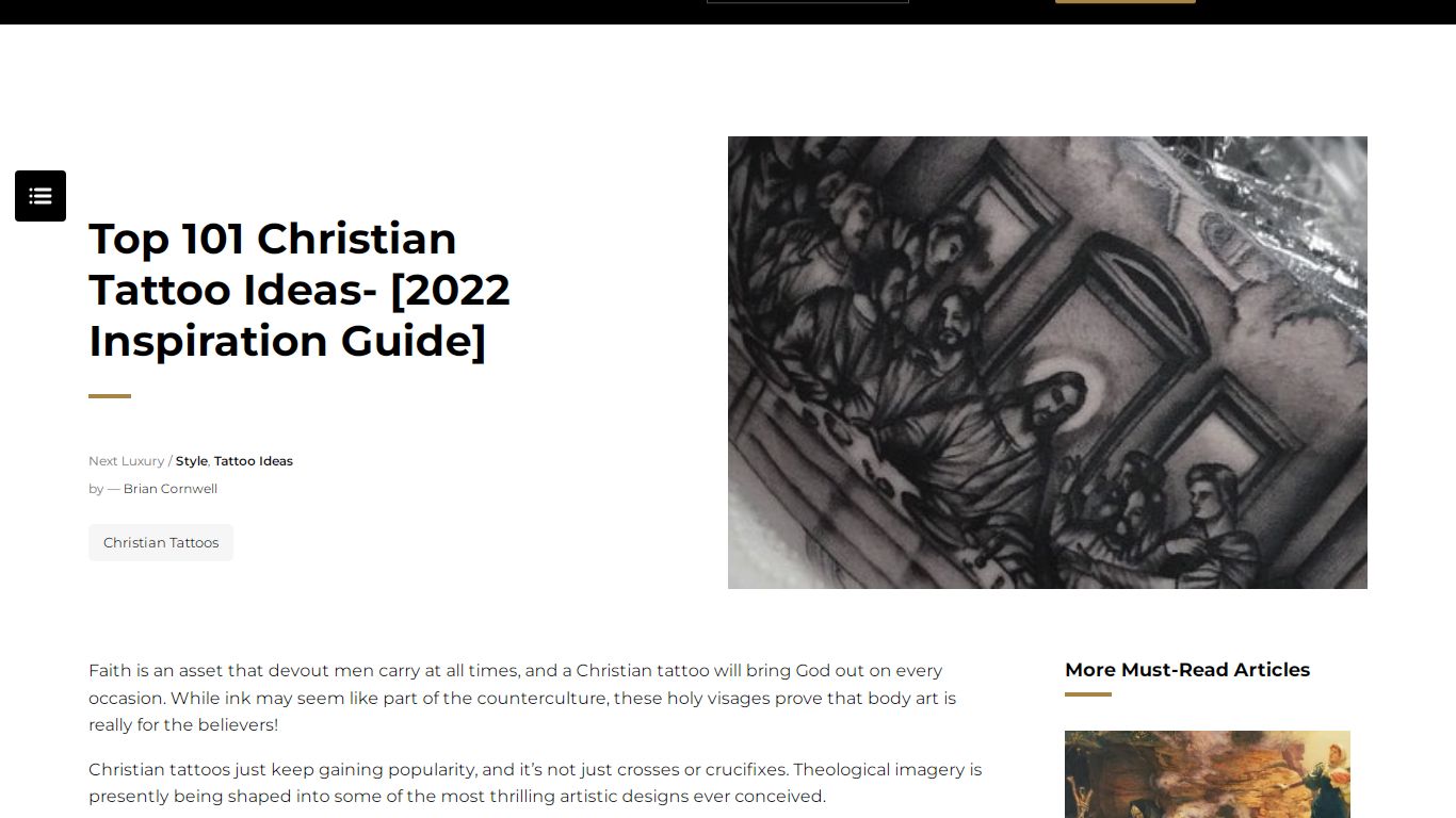 Top 101 Christian Tattoo Ideas- [2021 Inspiration Guide] - Next Luxury
