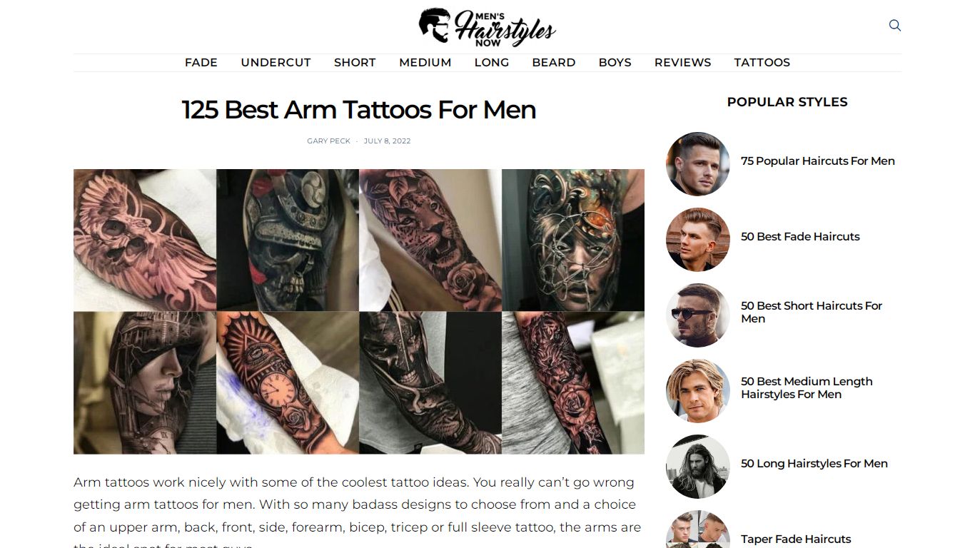125 Best Arm Tattoos For Men - Men's Hairstyles Now